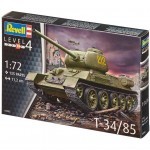 Збірна модель Revell Танк Т-34/85 рівень 4, 1:72 (RVL-03302)