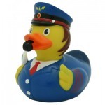 Игрушка для ванной Funny Ducks Железнодорожник утка (L1854)