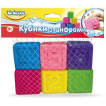Игрушка для ванной BeBeLino Кубики с цифрами (57089)