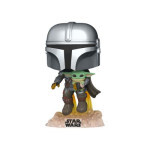 Фігурка для геймерів Funko Pop Мандалорець, що летить з малюком (50959)