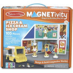 Игровой набор Melissa&Doug магнитный Магазин пиццы и мороженого (MD30658) Игровой набор Melissa&Doug магнитный Магазин пиццы и мороженого (MD30658)