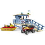 Игровой набор Bruder Спасательная водная станция с квадроциклом и скутером (62780) Игровой набор Bruder Спасательная водная станция с квадроциклом и скутером (62780)