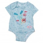 Аксессуар к кукле Zapf Baby Born Боди S2 Голубое (830130-2) Аксессуар к кукле Zapf Baby Born Боди S2 Голубое (830130-2)