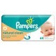 Детские влажные салфетки Pampers Natural Clean 64шт (4015400636830)