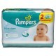 Дитячі вологі серветки Pampers Baby Fresh Clean Duo 2х64шт (4015400439202)