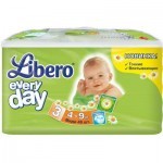 Подгузники Libero Everyday Natural Midi 4-9кг 46 шт (7322540613483)