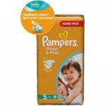 Подгузники Pampers Sleep & Play Junior Размер 5 (11-16 кг), 58 шт (4015400203582)