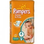 Подгузники Pampers Sleep & Play Maxi Размер 4 (8-14 кг), 50 шт (4015400224242) Подгузники Pampers Sleep & Play Maxi Размер 4 (8-14 кг), 50 шт (4015400224242)