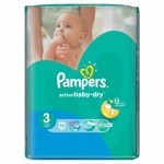 Подгузники Pampers Active Baby-Dry Midi Размер 3 (5-9 кг), 15 шт (4015400583523)
