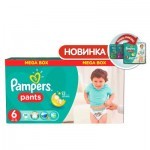 Подгузники Pampers трусики Pants Extra Large Размер 6 (15+ кг), 88 шт (4015400697558)