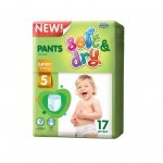 Подгузник Helen Harper Pants Soft&Dry Junior 12-18 кг 17 шт (5411416043768)