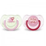 Пустышка Philips AVENT Classic I love (SCF172/70_girl) Пустышка Philips AVENT Classic I love (SCF172/70_girl)