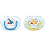 Пустышка Philips AVENT Fashion 0-6мес, 2шт (SCF172/18_boy) Пустышка Philips AVENT Fashion 0-6мес, 2шт (SCF172/18_boy)