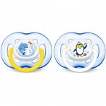 Пустышка Philips AVENT Freeflow 18 мес+ для мальчиков 2 шт (SCF186/24)