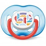Пустышка Philips AVENT 6-18 мес для мальчиков (SCF172/14) Пустышка Philips AVENT 6-18 мес для мальчиков (SCF172/14)