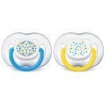 Пустышка Philips AVENT Современная 6-18 мес для мальчиков 2 шт (SCF180/27) Пустышка Philips AVENT Современная 6-18 мес для мальчиков 2 шт (SCF180/27)
