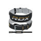 Атлетический пояс RDX 4 шкіряний Black Gold S (WBS-4RB-S)
