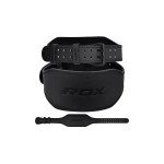 Атлетичний пояс RDX 6 шкіряний Full Black S (WBS-6FB-S) Атлетичний пояс RDX 6 шкіряний Full Black S (WBS-6FB-S)