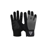 Перчатки для фитнеса RDX W1 Full Finger Plus Grey M (WGA-W1FG-M+)