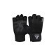 Рукавички для фітнесу RDX W1 Half Black Plus XL (WGA-W1HB-XL+)