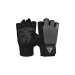 Перчатки для фитнеса RDX W1 Half Gray Plus XL (WGA-W1HG-XL+)