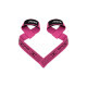 Кистевые лямки RDX S4 Gym Cotton Gel Straps Pink Plus (WAC-S4P+)