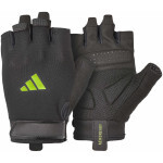 Перчатки для фитнеса Adidas Essential Training Gloves ADGB-15003GN чорний, зелений L (885652025973) Перчатки для фитнеса Adidas Essential Training Gloves ADGB-15003GN чорний, зелений L (885652025973)