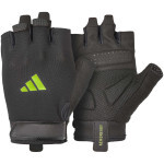 Перчатки для фитнеса Adidas Essential Training Gloves ADGB-15000GN чорний, зелений XS (885652027731)