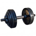 Гантель InterAtletika 15кг Black (СТ 530.15) Гантель InterAtletika 15кг Black (СТ 530.15)