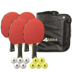 Комплект для настольного тенниса Joola Quattro 4 Bats 10 Balls (54818) (930795) Комплект для настольного тенниса Joola Quattro 4 Bats 10 Balls (54818) (930795)