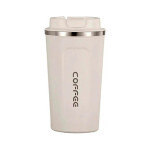 Термокружка Merlion MugCoffe 500 мл з відкидною кришкою, біла (MugCoffe-500White)