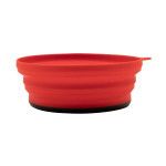 Миска туристическая Tramp силиконовая с пластиковым дном 550 мл (UTRC-123-terracota)