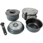 Набор туристической посуды Bo-Camp Trekking Anthracite 5 предметів Сірий (2300351) Набор туристической посуды Bo-Camp Trekking Anthracite 5 предметів Сірий (2300351)