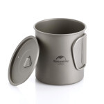 Чашка туристическая Naturehike NH20CJ005 титанова з ручкою 300 мл (6927595745779) Чашка туристическая Naturehike NH20CJ005 титанова з ручкою 300 мл (6927595745779)