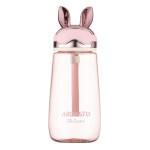 Бутылка для воды ARDESTO Bunny 600мл, пластик, рожевий (AR2260BP) Бутылка для воды ARDESTO Bunny 600мл, пластик, рожевий (AR2260BP)