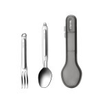 Набор туристической посуды NexTool Portable Stainless Steel Tableware, нержавіюча сталь (NE20133)