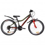 Велосипед Formula 24" FOREST AM Vbr рама-12,5" 2019 черно-красный с желтым (OPS-FR-24-146)