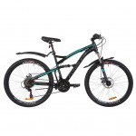 Велосипед Formula 26" X-ROVER AM2 DD рама-19" 2019 черно-бирюзовый (OPS-FR-26-312)