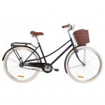 Велосипед Дорожник 28" COMFORT FEMALE PH рама-19,5" 2019 черный, багаж.+корзина (OPS-D-28-129)