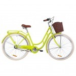 Велосипед Дорожник 28" COMFORT RETRO PH рама-19" 2019 салатовый, багаж.+корзина (OPS-D-28-147)