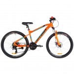 Велосипед Optimabikes 26" F-1 AM HDD рама-16" 2019 оранжево-бирюзовый (OPS-OP-26-149)