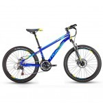 Велосипед Trinx Majestic M134 2019 24" 12.5" Blue-Yellow-Blue (M134BYB)