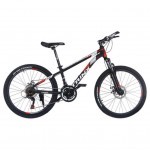 Велосипед Trinx Majestic M134 2019 24" 12.5" Matt-Black-Red-White (M134MBRW)