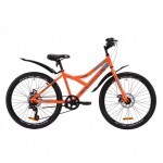 Велосипед Discovery 24" FLINT DD рама-14" St 2020 оранжево-бирюзовый с серым (OPS-DIS-24-168)