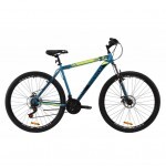 Велосипед Discovery 29" TREK AM DD рама-21" St 2020 малахитовый с желтым (OPS-DIS-29-059)