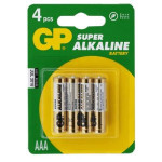 Батарейка Gp AAA LR3 Super Alcaline * 4 (24A21-SB4 / 4891199218224) Батарейка Gp AAA LR3 Super Alcaline * 4 (24A21-SB4 / 4891199218224)
