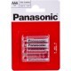 Батарейка Panasonic AAA R03 RED ZINK * 4 (R03REL/4BP)
