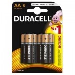 Батарейка Duracell AA лужні 6 шт. в упаковці (5007757) Батарейка Duracell AA лужні 6 шт. в упаковці (5007757)