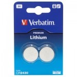 Батарейка Verbatim CR 2430 Lithium 3V * 2 (49937)