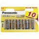 Батарейка Panasonic LR06 Alkaline Power * 10 (LR6REB/10BW)